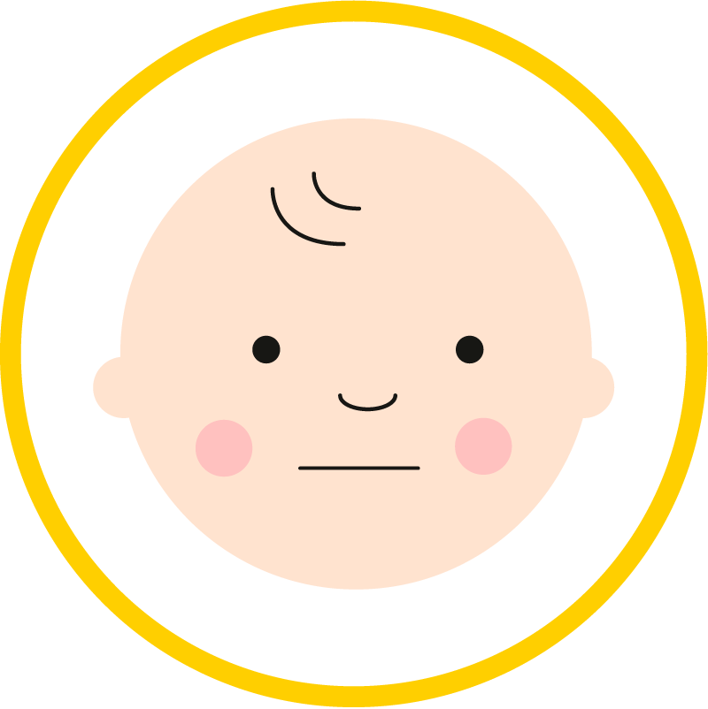 an illustration of a neutral baby